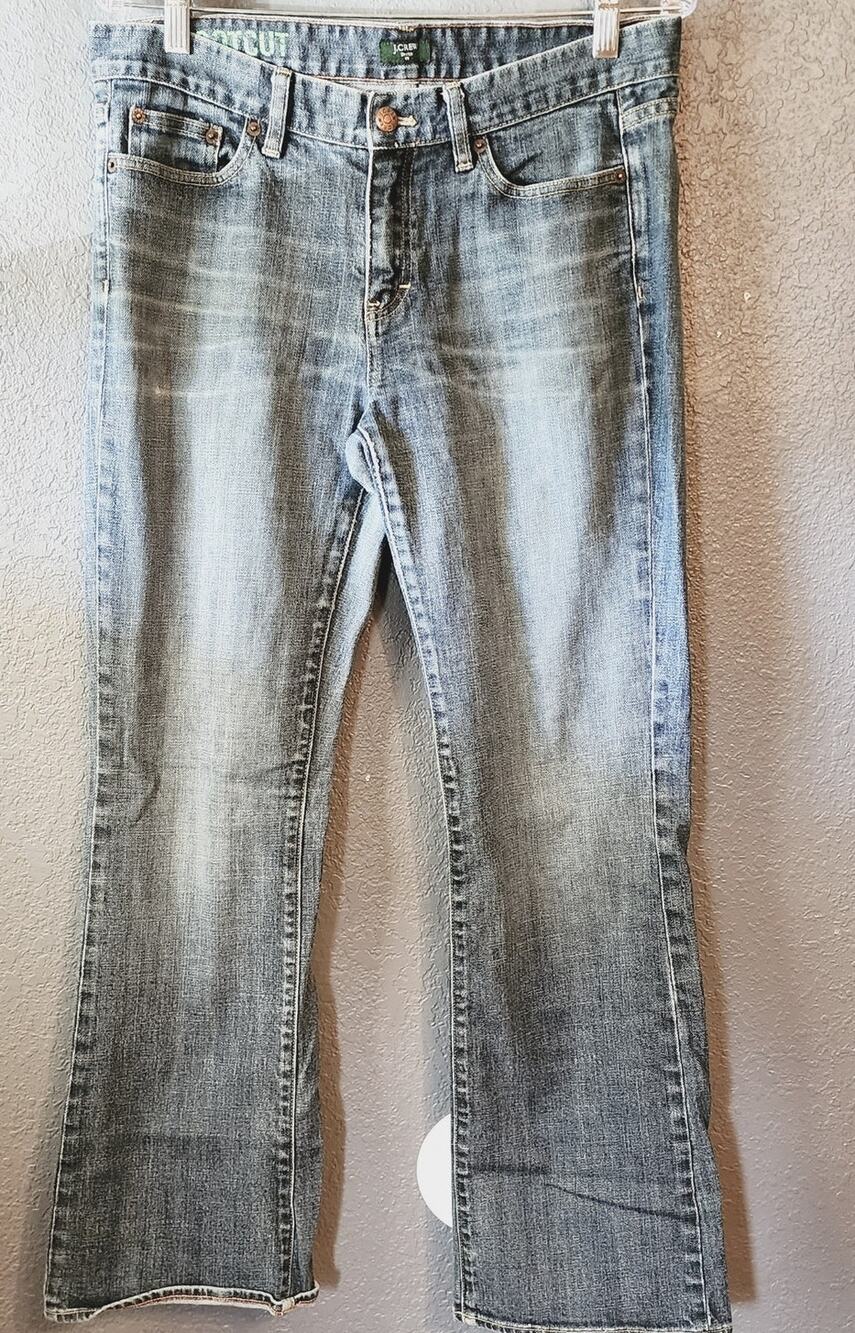 J.CREW Women's Stretch Light Wash Bootcut Jeans 32S